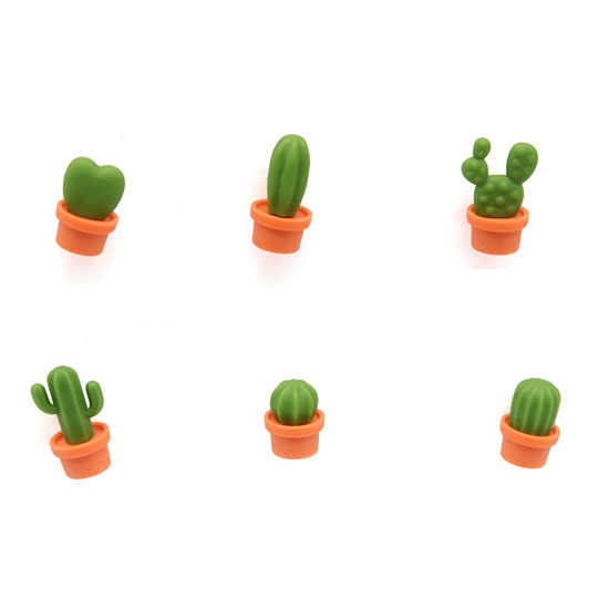 Магниты 'Cactus', набор 6 шт