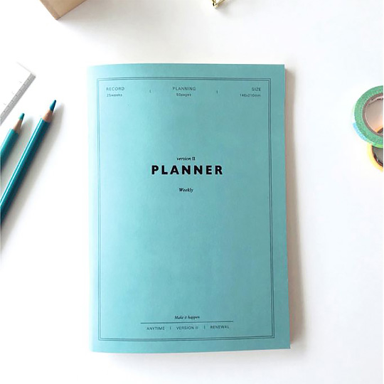 Планинг 'Anytime Planner'  / Мятный