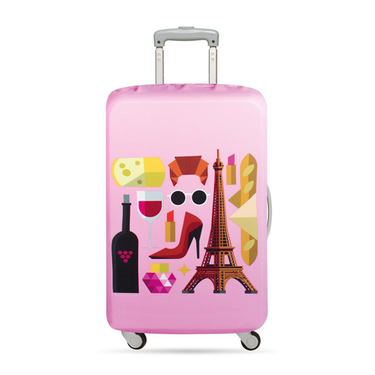 Чехол для чемодана LOQI 'Travel'  / Paris