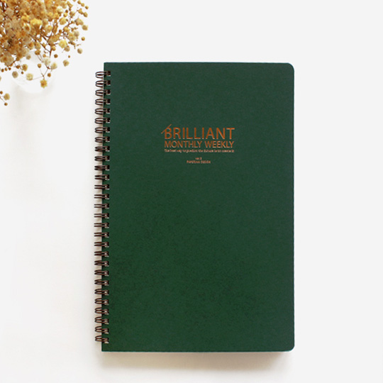 Планинг 'Brilliant'  / Зеленый