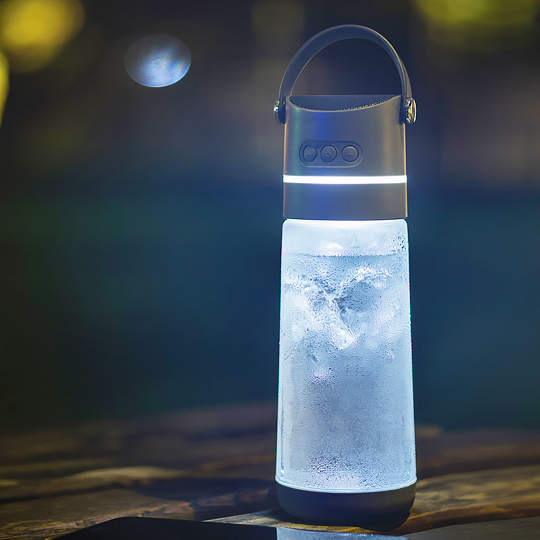 Бутылка с колонкой и светильником 'Recreate'