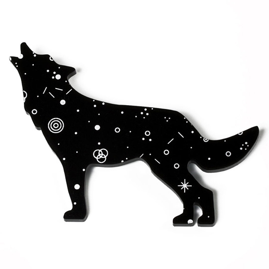 Брошь 'Cosmos Animals' - Wolf
