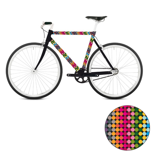 Наклейка на раму велосипеда 'Multicolored'  / Flow