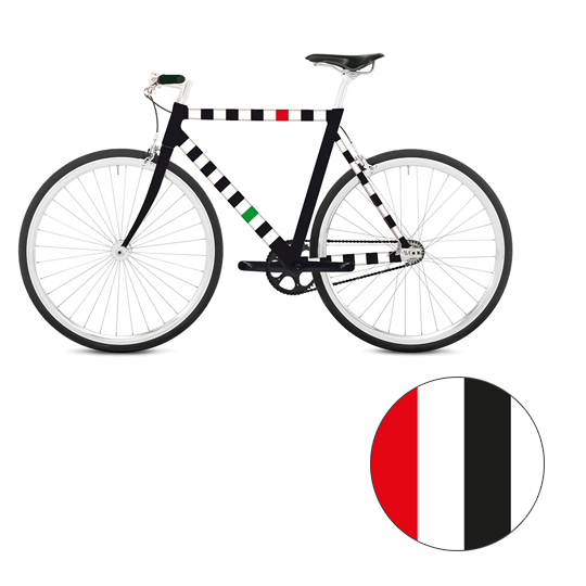 Наклейка на раму велосипеда 'Colore'  / Racing