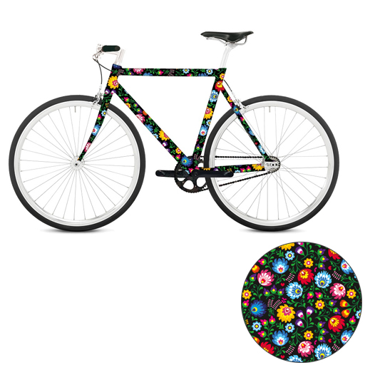 Наклейка на раму велосипеда 'Graphic'  / Floretta