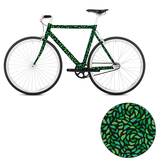 Наклейка на раму велосипеда 'Graphic'  / Forest