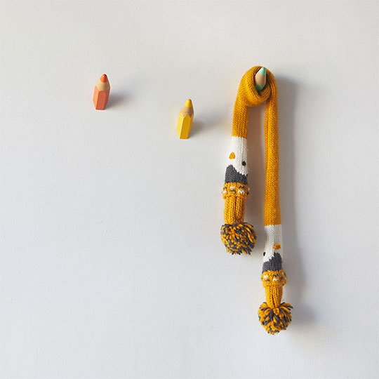 Вешалка настенная 'Color pencil', набор 3 шт