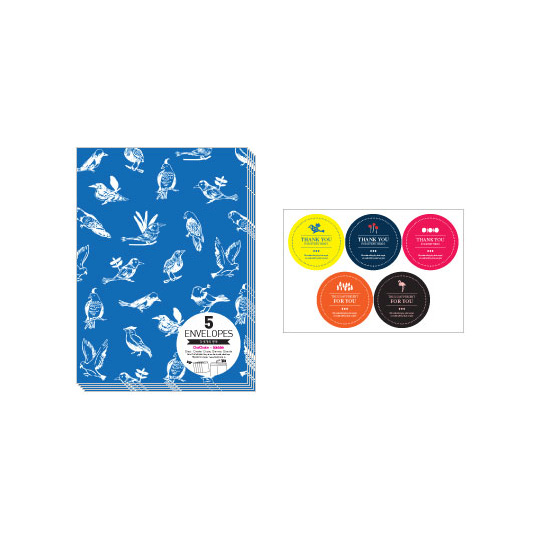 Конверты для упаковки 'Colorful'  / Blue Bird