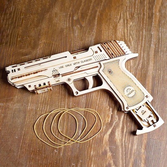 Сборная модель Ugears - Пистолет Вольф