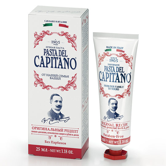 Зубная паста 'Capitano' - Оригинальный Рецепт