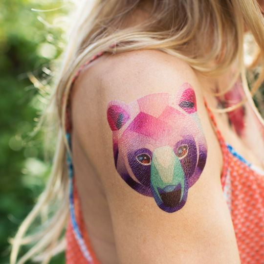 Татуировка переводная Sasha Unisex 'Bear'