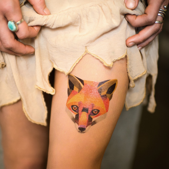 Татуировка переводная Sasha Unisex 'Red Fox'