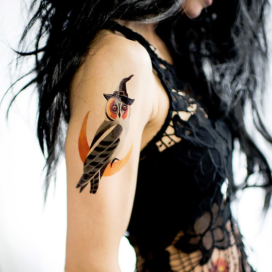 Татуировка переводная Sasha Unisex 'Owl'