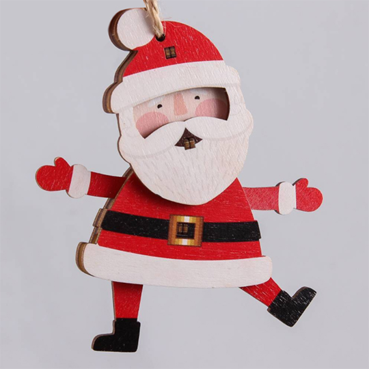Открытка-игрушка 'Санта Клаус'