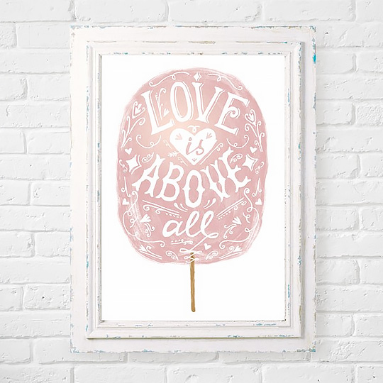 Постер 'Love is above all'