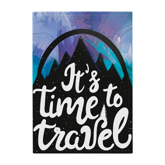 Обложка для паспорта 'Time To Travel'