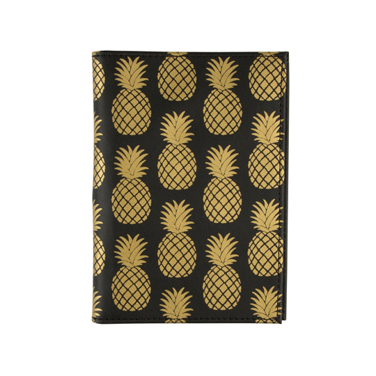 Обложка для паспорта 'Gold Pineapples'