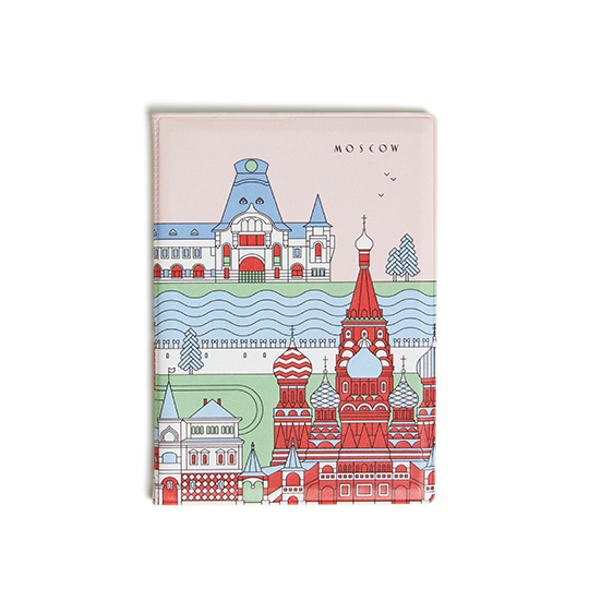 Обложка для паспорта 'Москва Дореволюционная'
