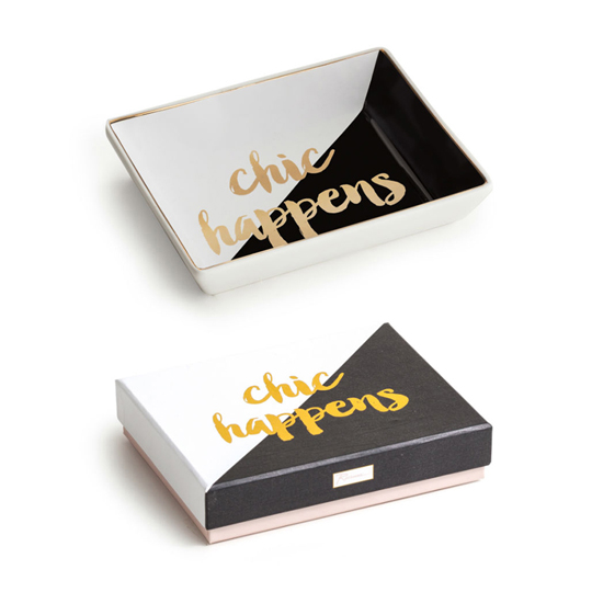Подставка для мелочей в подарочной коробке 'Chic Happen'