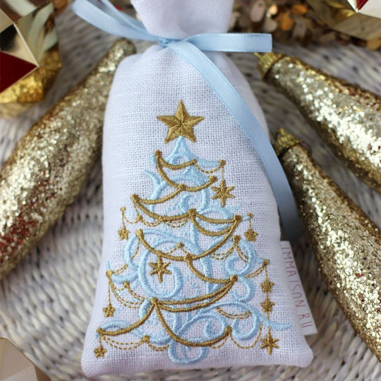 Саше лавандовое 'Christmas Tree'  / Белый