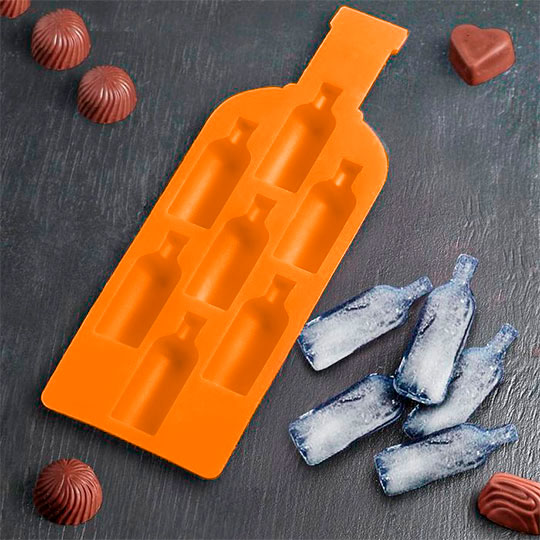 Форма для льда 'Bottle'  / Оранжевый