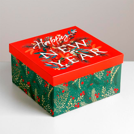 Коробка подарочная 'It's a new year'