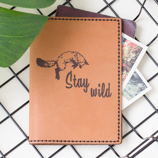 Обложка для паспорта 'Stay wild'
