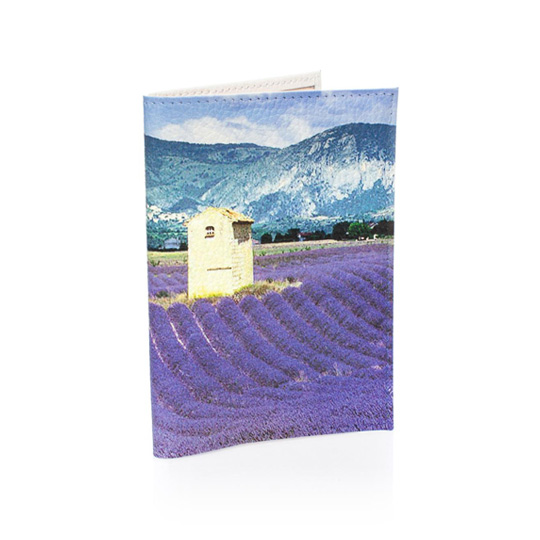 Обложка для паспорта 'Лавандовое поле'