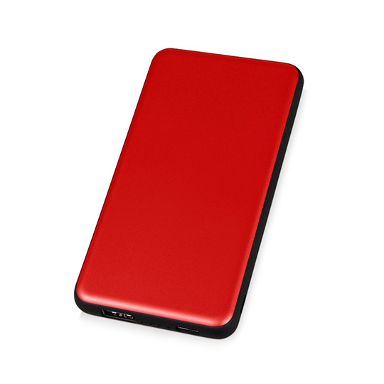 Аккумулятор внешний 10000 mAh 'Shell Pro'  / Красный