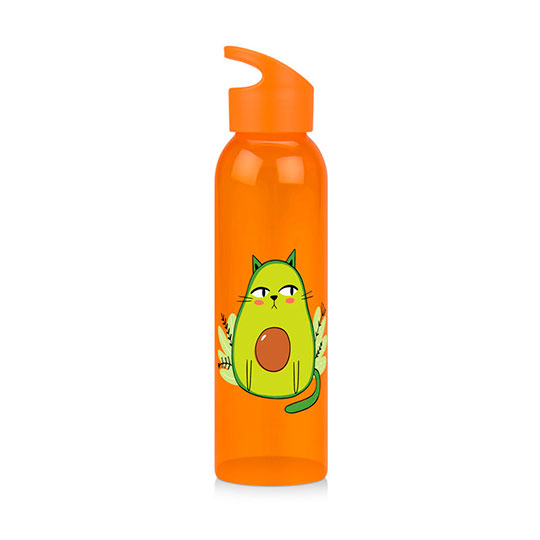 Бутылка для воды 'Avocado Cat'
