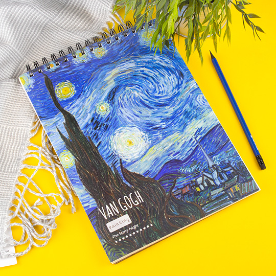 Скетчбук 'Van Gogh'  / Звёздная ночь