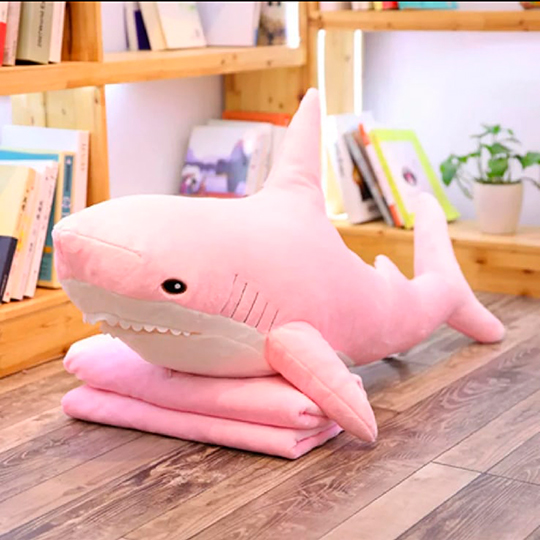 Подушка-игрушка 'Shark Pink'
