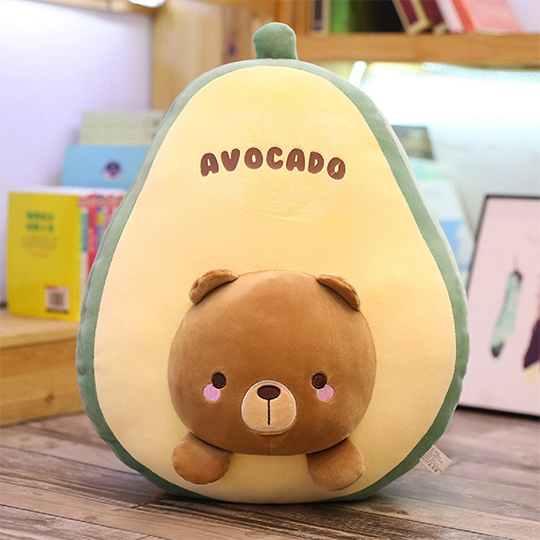 Подушка-игрушка 'Avocado with bear'