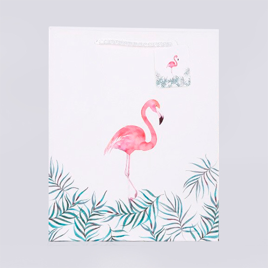 Пакет подарочный 'Tropical Flamingo'