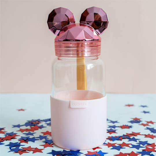 Бутылка для воды 'Mouse'  / Розовый
