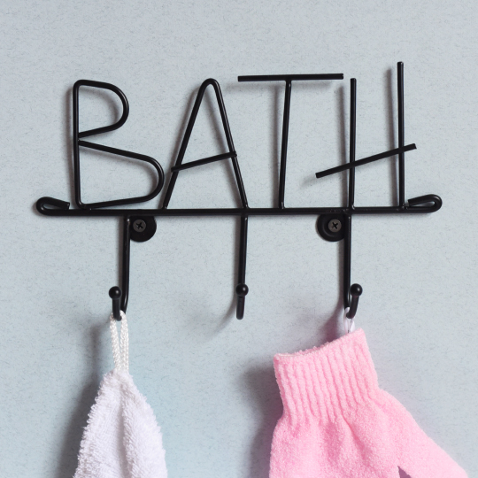 Вешалка 'Text'  / Bath