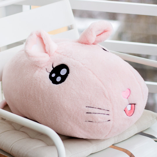 Подушка-игрушка 'Mighty Mouse'  / Розовый